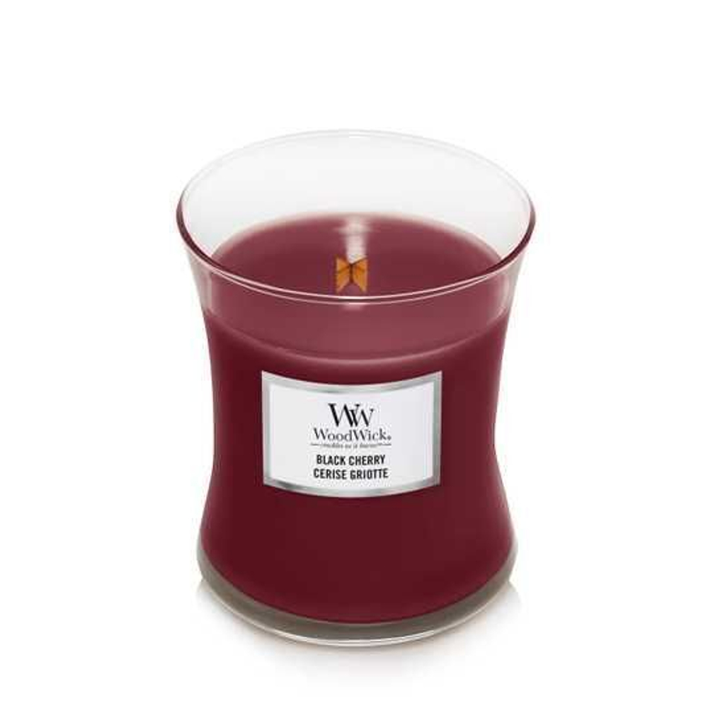 Свеча ароматическая WoodWick Black Cherry Cerise Griotte средняя 275г