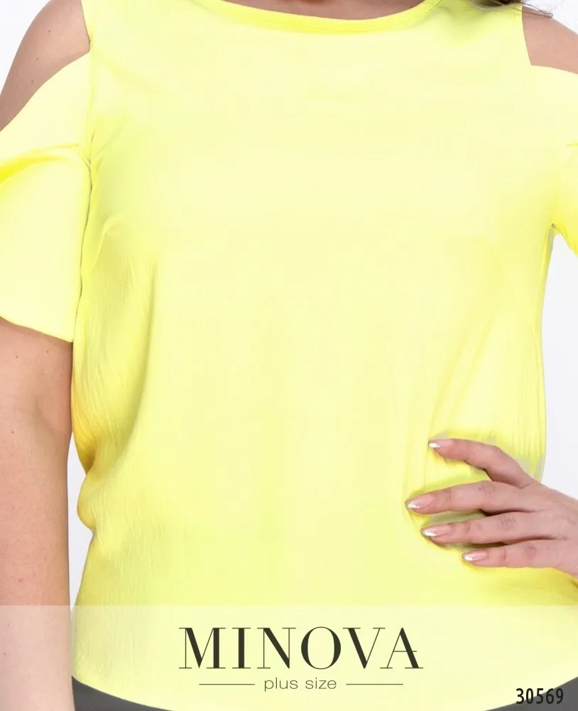 Блуза 4087-желтый Minova