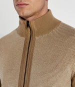 Хлопковый свитер h-daveto BOSS BLACK - бежевый(50519621)