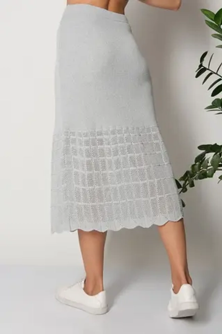 Юбка И 019/св.серый