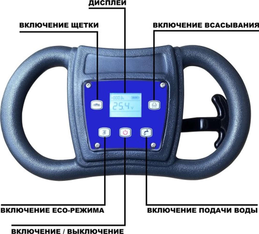 Машина поломоечная Evoline SDB 380 (с АКБ и ЗУ, GEL 52 Ah) SDB380-GEL