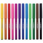 Фломастеры 12 цветов Юнландия Экзотика, картонная упаковка