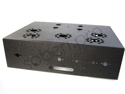 340 х 230 х В85 мм корпус для сборки однотактного лампового усилителя «SPARTA SE» на радиолампе 6П3С