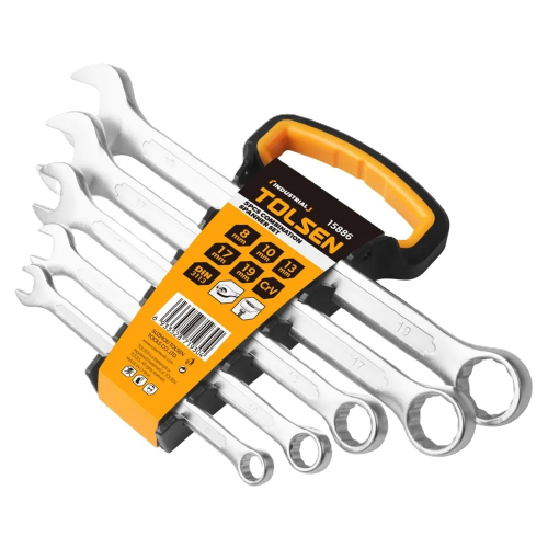 Набор комбинированных ключей TOLSEN 8-19мм 5шт. TT15886