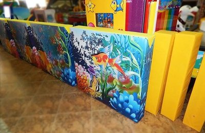 "Стена низкая" Мягкий модуль