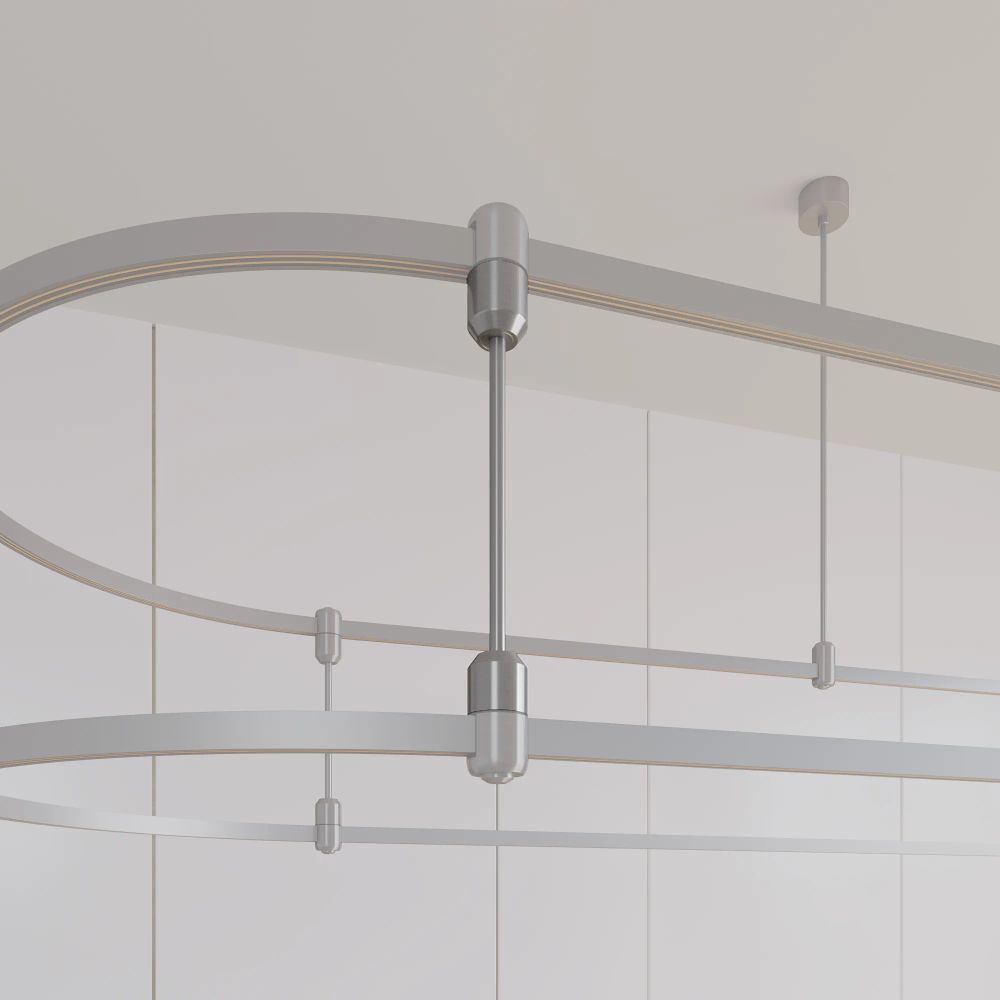 Коннектор жесткий с питанием ART-APRIORI-CON-ROD-A-L260-POWER (TN, вертикальный) (Arlight, IP20 Металл, 3 года) 047822