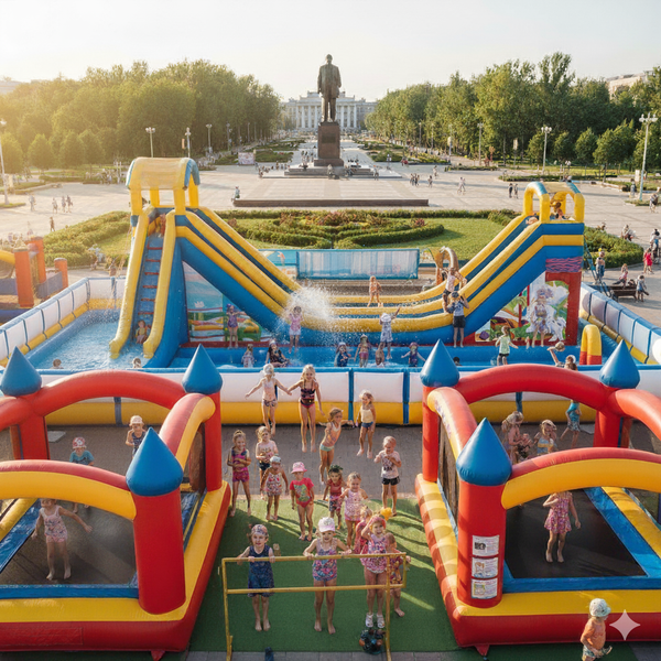 Надувной батут купить в Уссурийске – БатутМастер 🎪