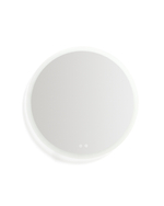 Круглое зеркало для ванной Mervi со LED подсветкой и защитой от запотевания Ø 80 см