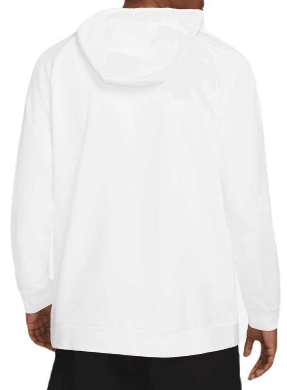 Мужская теннисная кофта Nike Dri-Fit Hoodie PO Swoosh - white/black