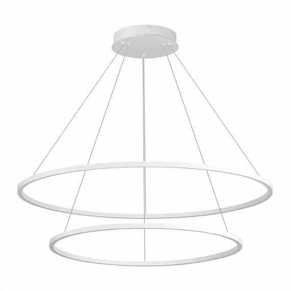 ST605.503.91 Cветильник подвесной SMART ST-Luce Белый/Белый LED 1*91W 2800-6500K AURA