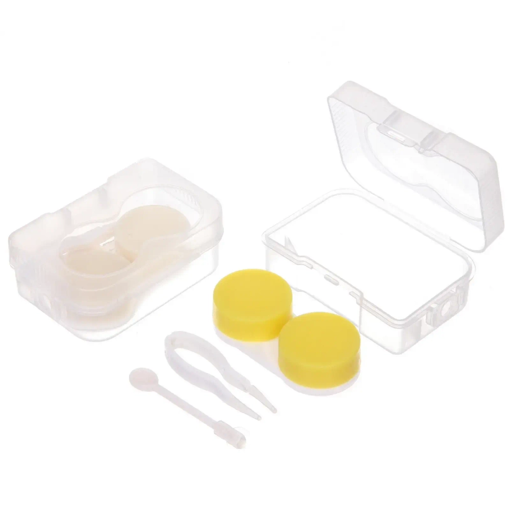 Набор для хранения контактных линз «МАРЦИПАН», цвет микс, 6.5*4*2см, (пакет с подвесом)