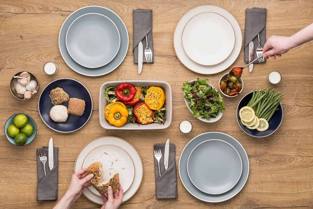 Набор обеденной посуды classic, кремовый, 12 пред.