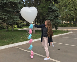 Набор шаров Белое Сердце