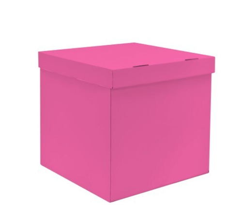 Коробка для воздушных шаров Розовый, 60*60*60 см