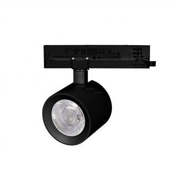 Трёхфазный трековый светильник LED 20W 4000К 031111 чёрный NIKA Arlight
