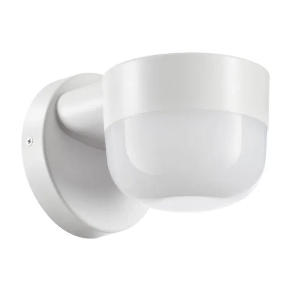 358450 STREET NT20 395 белый Ландшафтный настенный светильник IP65 LED 4000K 12W 220V OPAL