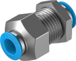 Муфта цанговая для панельного монтажа прямая Festo QSS-10-F (комплект 10 шт)