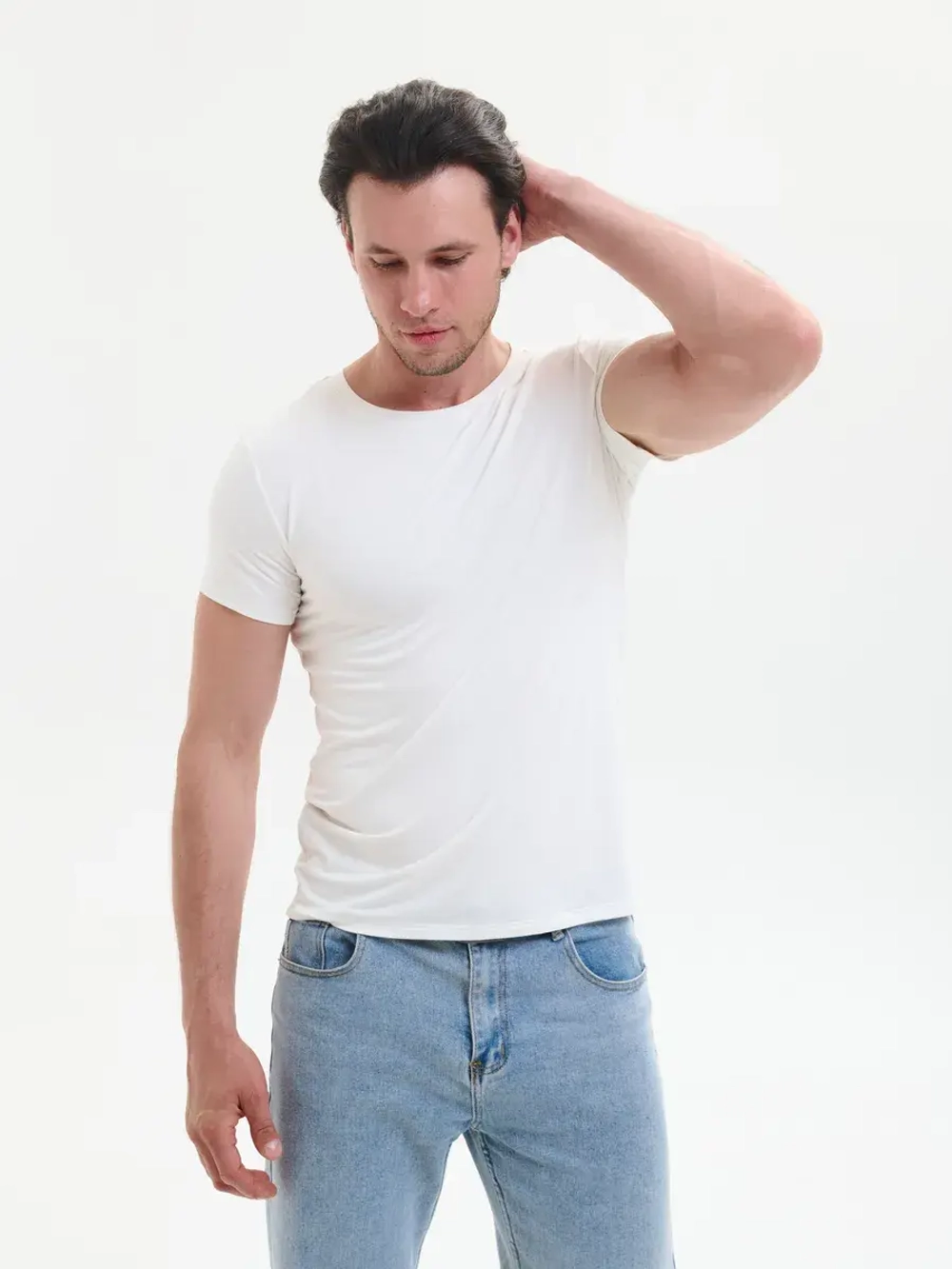 Футболка спортивная однотонная