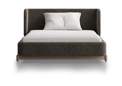 Кровать Basic спальное место 120*200 см (коричневый, рогожка)