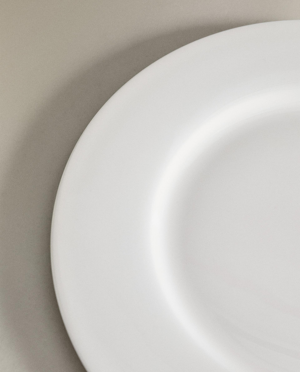 Zara Home набор столовой посуды из костяного фарфора, цвет белый, 27 см
