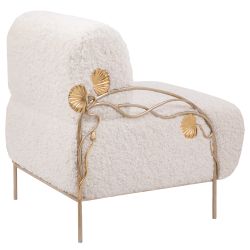 Кресло Нимфея Молоко Айвори