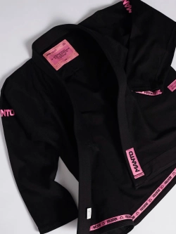 Кимоно MANTO "RISE 2.0" BJJ GI чёрно-розовое