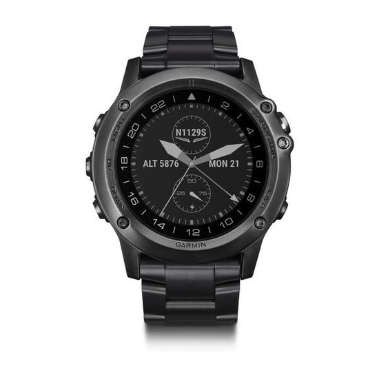 Умные авиационные часы Garmin D2 Bravo 010-01338-35 (титан)