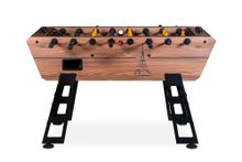 Игровой стол - футбол &quot;Eiffel&quot; (151х75,5х90см) коричнево-черный