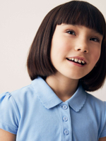 Поло школьное для девочки Next 562-039, 2 шт., Голубой