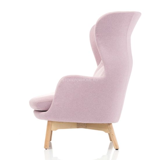 Кресло с оттоманкой JH1 розовое