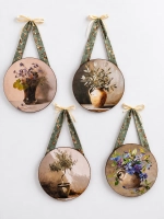 Набор настенных панно 18.5 см, 4 штуки в наборе