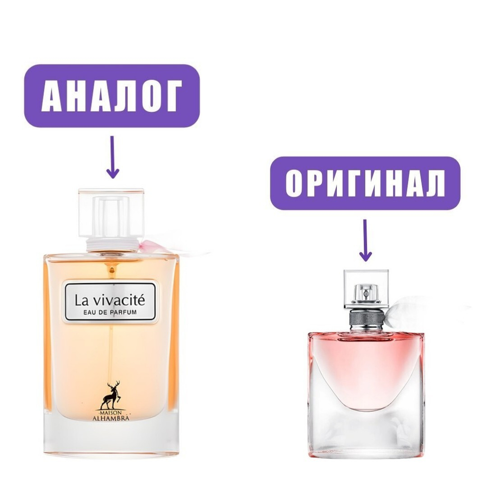 AL HAMBRA LA VIVACITE/ La VITA BELLA edP 100ml lady (версия LaVieEstBelle)