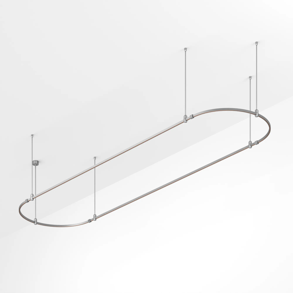 Основание ART-APRIORI-OVAL-ROD-800-4000x1000 (TN) (Arlight, IP20 Металл, 3 года) 054532