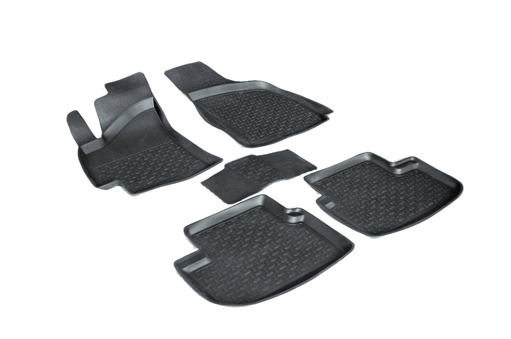 Резиновые коврики с высоким бортом для Chevrolet Lanos 2005-2009, Seintex.01474
