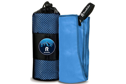 Полотенце спортивное охлаждающее RoadLike Camp 70*140 см синий