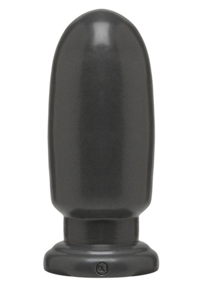 Анальный стимулятор Shell Shock Large - 21,6 см. (Цвет: серый)