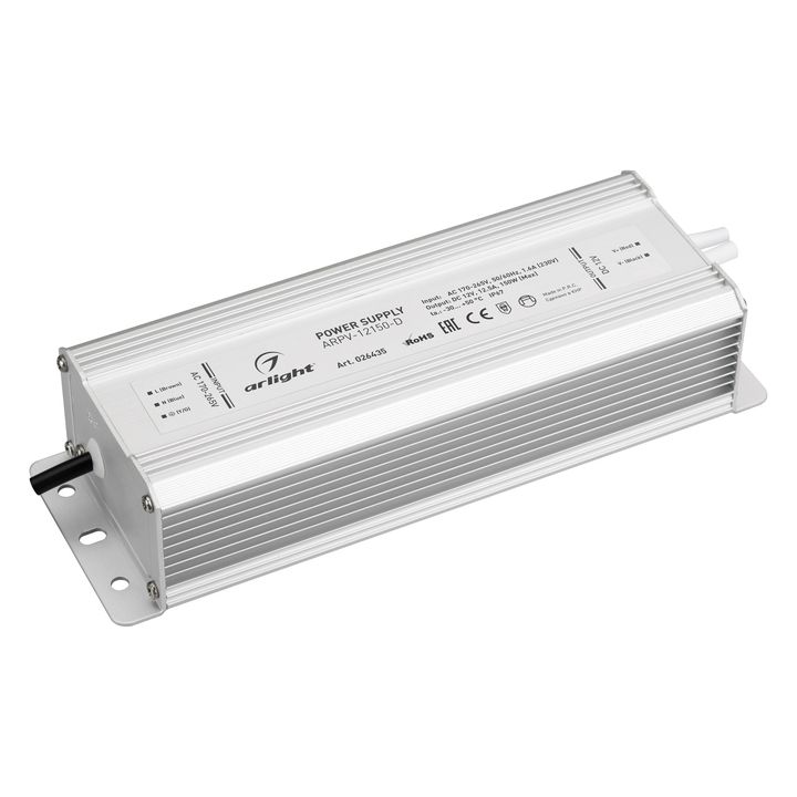 Блок питания Arlight ARPV-12150-D 12V 150W IP67 12,5A 026435