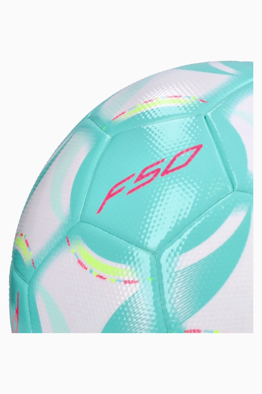 Футбольный мяч adidas Messi League размер 4 - бирюзовый