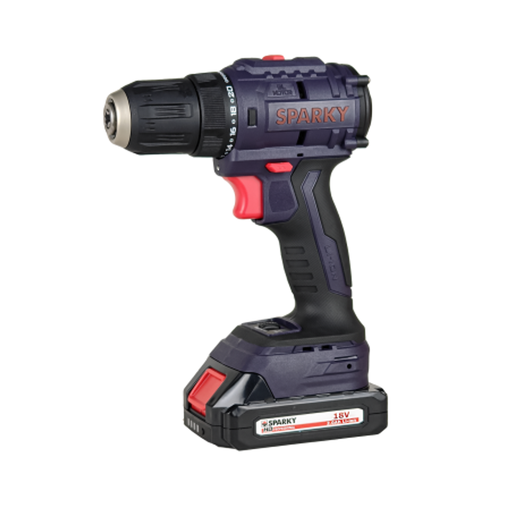 Дрель-шуруповерт акк SPARKY BR2 18Li-C HD BL