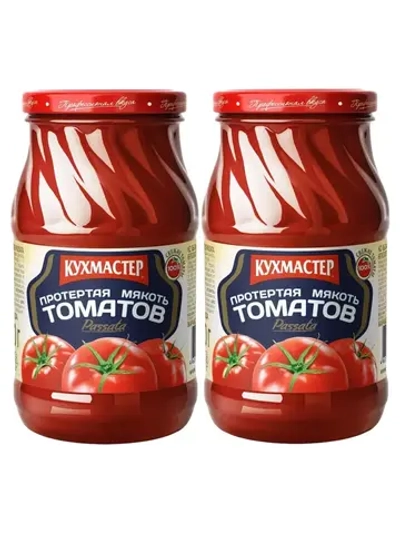 Потертая мякоть томатов Passata 480 г * 2 шт