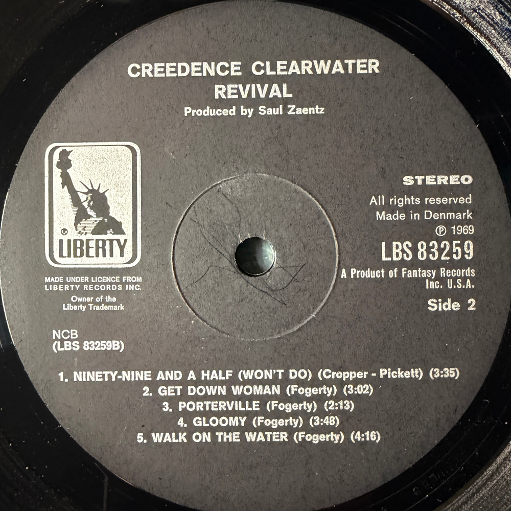 Creedence Clearwater Revival ‎– Creedence Clearwater Revival (Дания 1969г.)