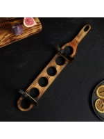 Шотница из Кедра с 6 стопками