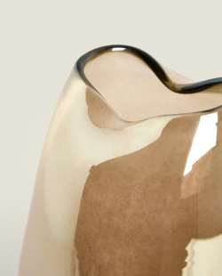 ZARA HOME ВЫСОКАЯ ВАЗА ИЗ ЛЮСТРОВОГО СТЕКЛА