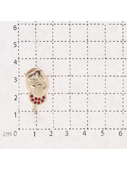 "Копилка"  брошь в золотом покрытии из коллекции "Хрюши" от Jenavi с замком цанга