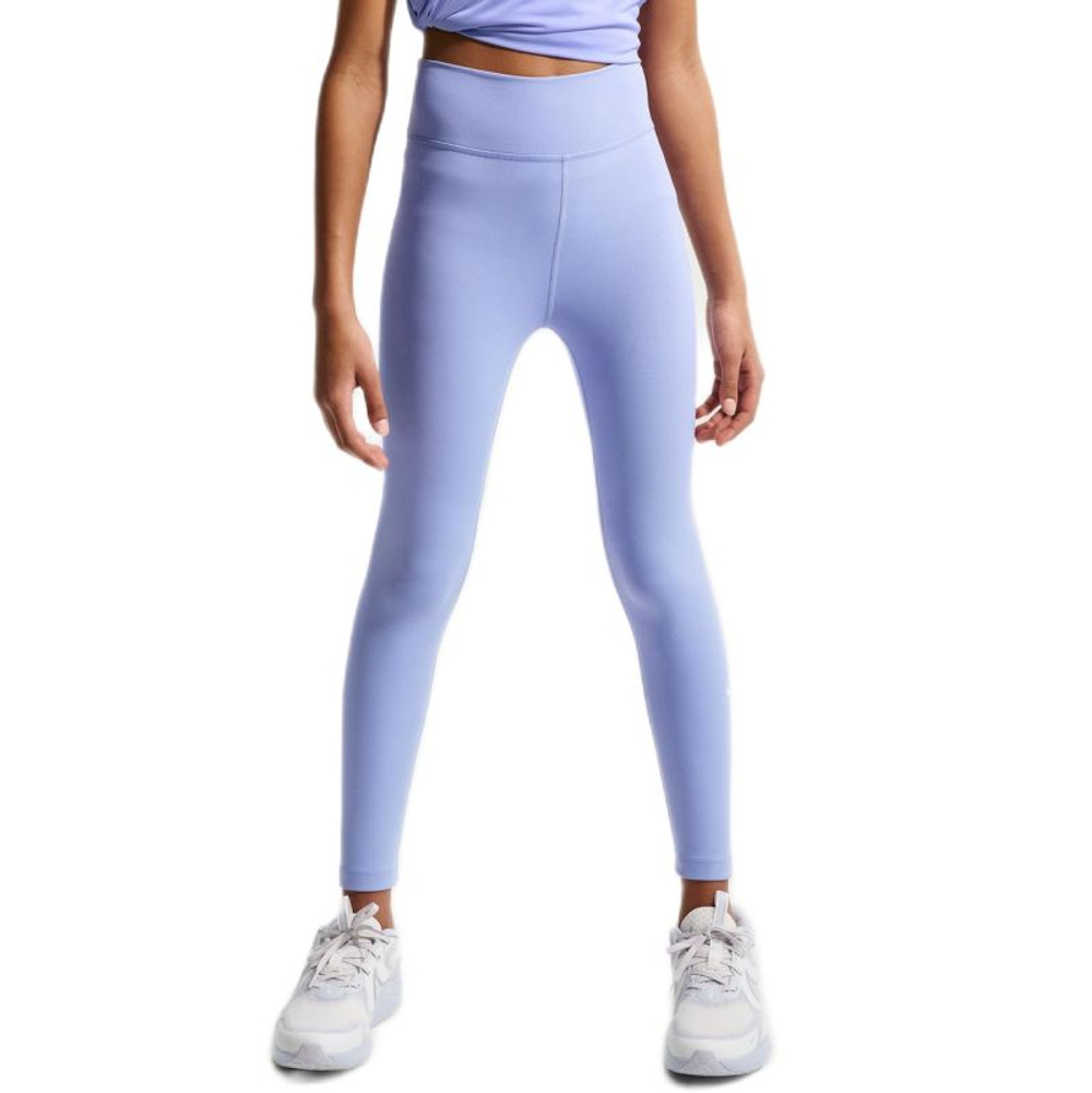 Брюки для девочки Nike Kids One Dri-Fit Tight - light thistle/white