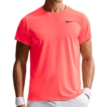 Теннисная футболка Nike Court Victory - hot lava/black