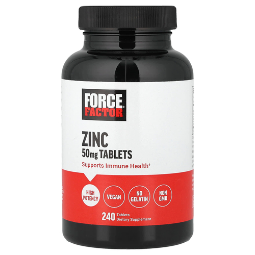 Force Factor, цинк, 240 таблеток