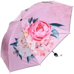 Зонт механический ветроустойчивый, матовая ручка «BESTzontik» микс 4 цвета, длина 25см, d-110см