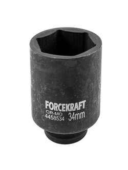 Головка ударная глубокая 34мм (6гр.),1/2'' FORCEKRAFT FK-4458534