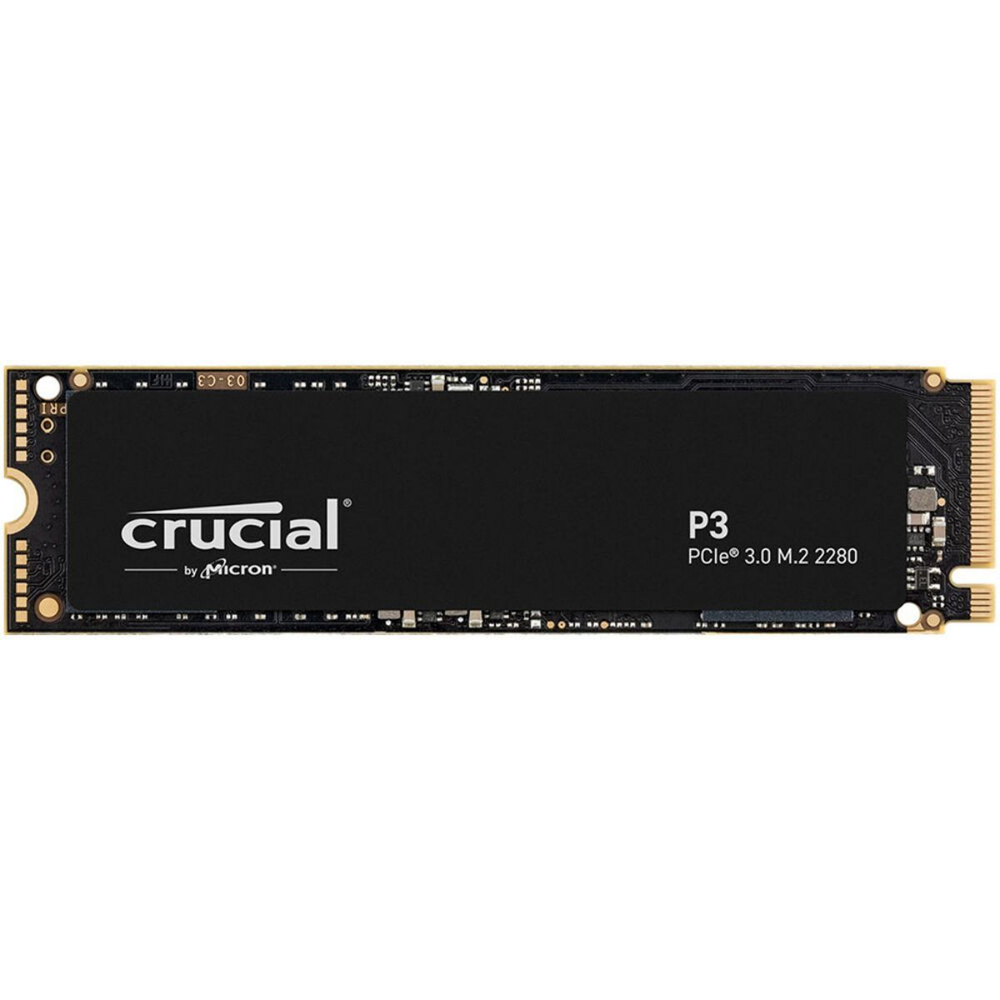 Твердотельный накопитель SSD 2TB Crucial P3 CT2000P3SSD8 M.2, NVMe 3D TLC [R/W - 3500/3000 MB/s] TBW440